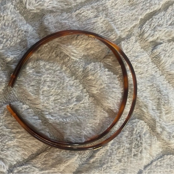 FENDI Brown Tortoiseshell Vintage Headband / Hair Clip Accessory - Picture 6 of 10